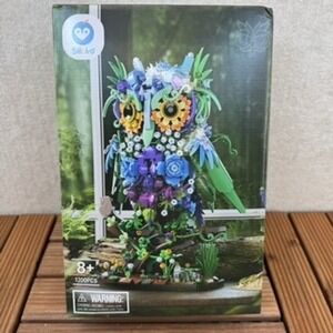 Sillbird Building Blocks Owl Flower Collection 1200 Pieces Bricks NEW